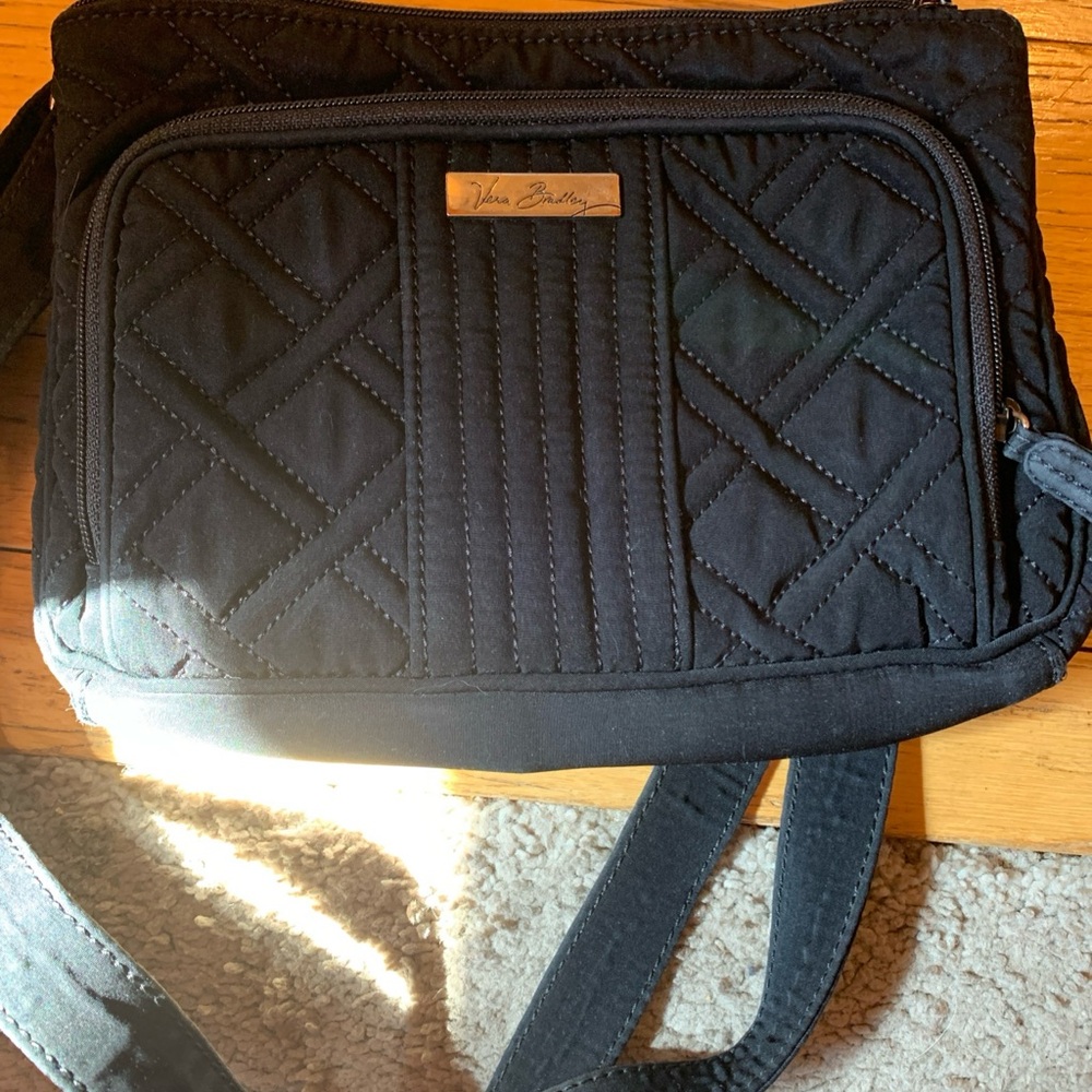Vera Bradley Black Quilted  Bag